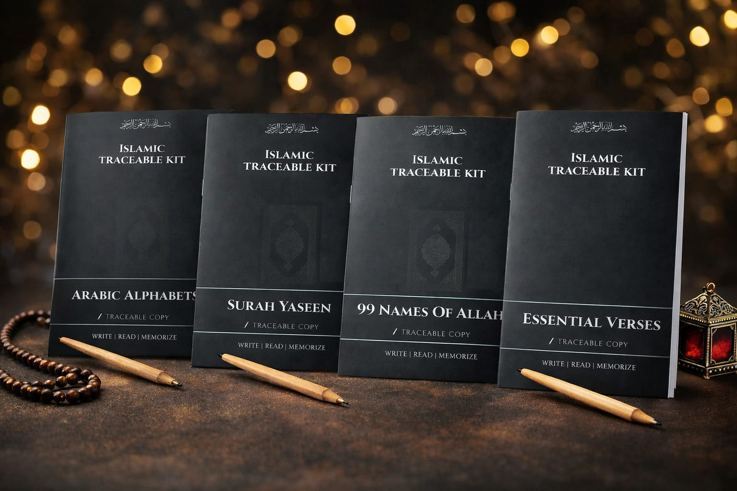Islamic Traceable Books (Set of 4)